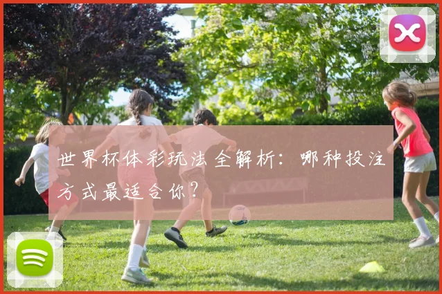 世界杯体彩玩法全解析：哪种投注方式最适合你？